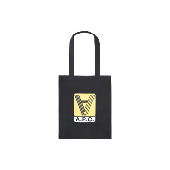 A.P.C Lou Logo Printed Tote Bag