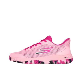 Skechers Viper Court Pro Slip-Resistant Breathable Low-Top Training Shoes Men's Pink Black