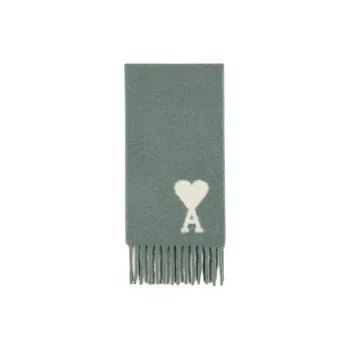 AMIPARIS Oversized Logo embroidered Scarf