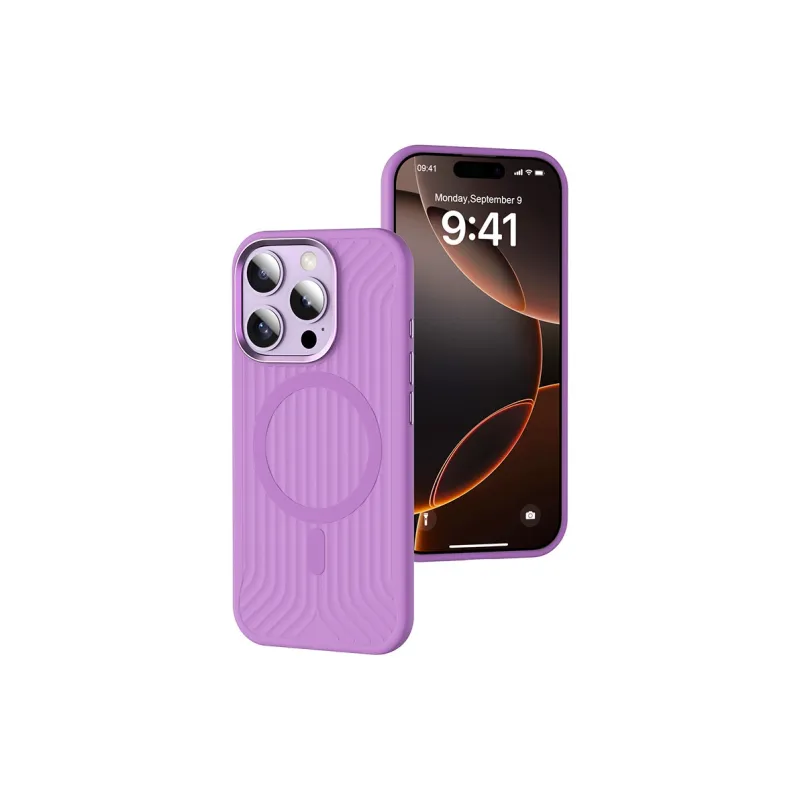 Spectatory Silicone Material True Liquid Magnetic Style Compatible With Apple IPhone 16 Pro Max Apple IPhone 16 Pro-6