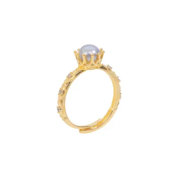 ZHENZHUAOMI Freshwater Pearl Rings Women's