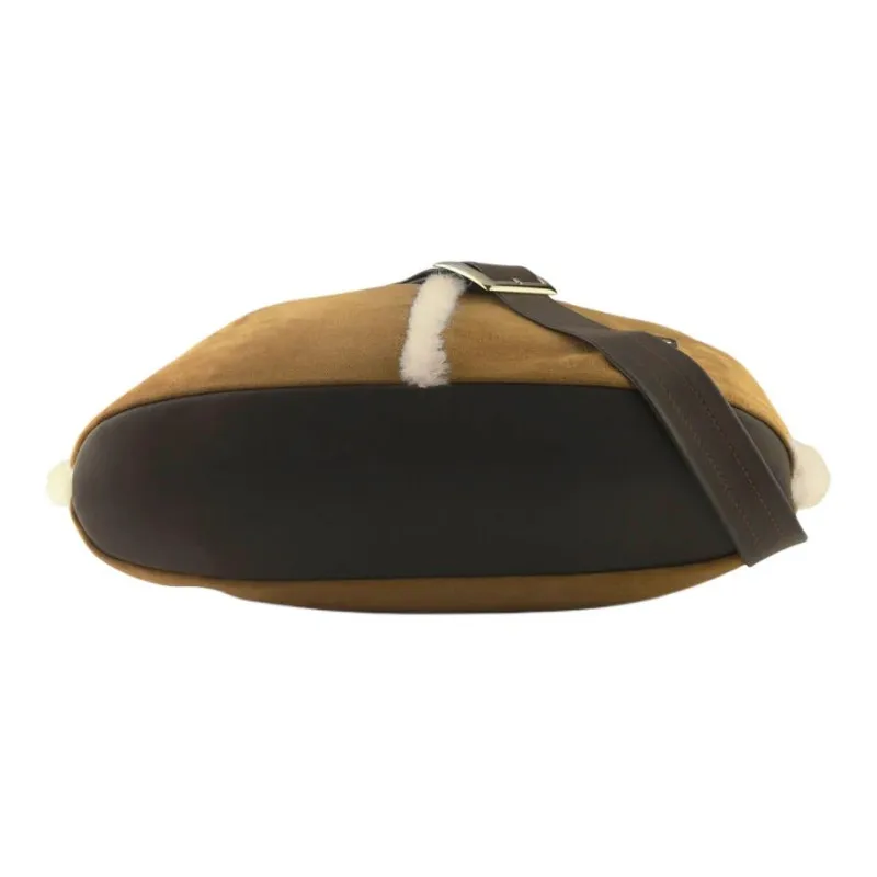 UGG Sheepskin Shoulder Bag Crossbody Bag Large Size Women's Chestnut-4