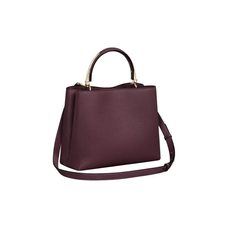 CARTIER Panthère De Cartier Calfskin Shoulder Bag Crossbody Bag Handbag Medium Size Women's Burgundy-0