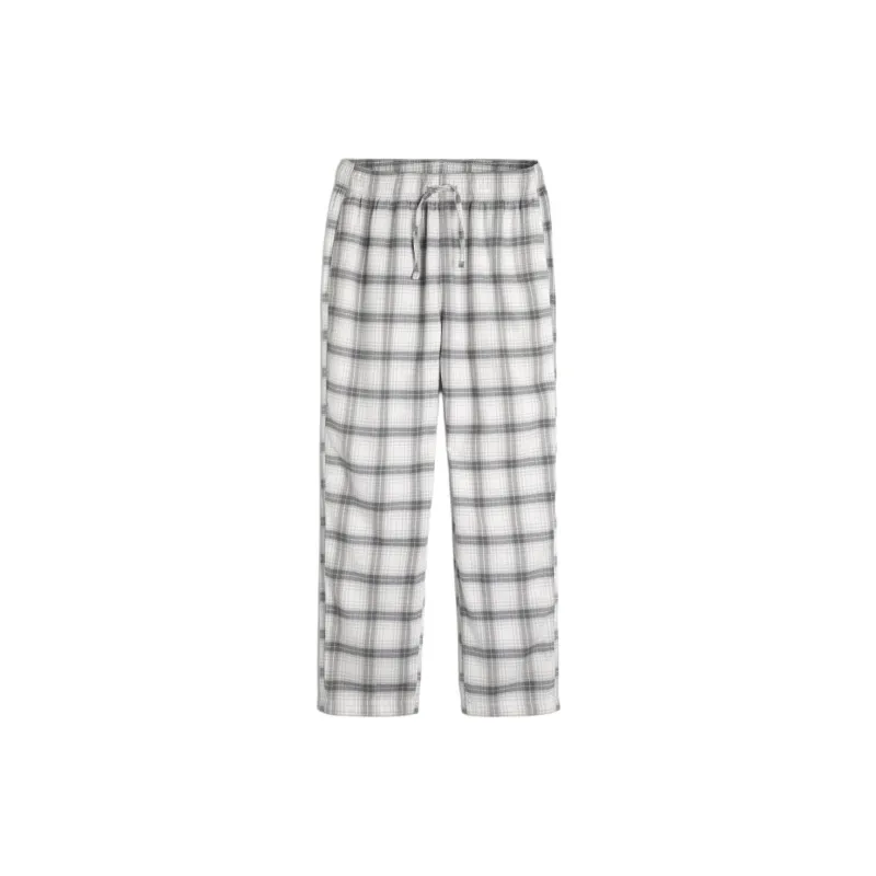 Hollister Pajama Pants Men's Gray Plaid-0