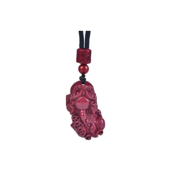 Stone On The Line Cinnabar Jade Pendants Unisex