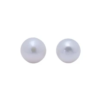 FURA FIRA Freshwater Pearl 7 8mm Round Stud Earrings Women's