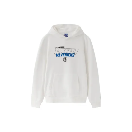 NBA Dallas Mavericks Sweatshirts Unisex White