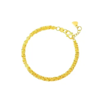 Old Qingyun Silver Building Gold Bracelet Women's