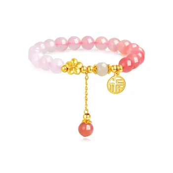 Emerald Dynasty Chalcedony Bracelets Women's
