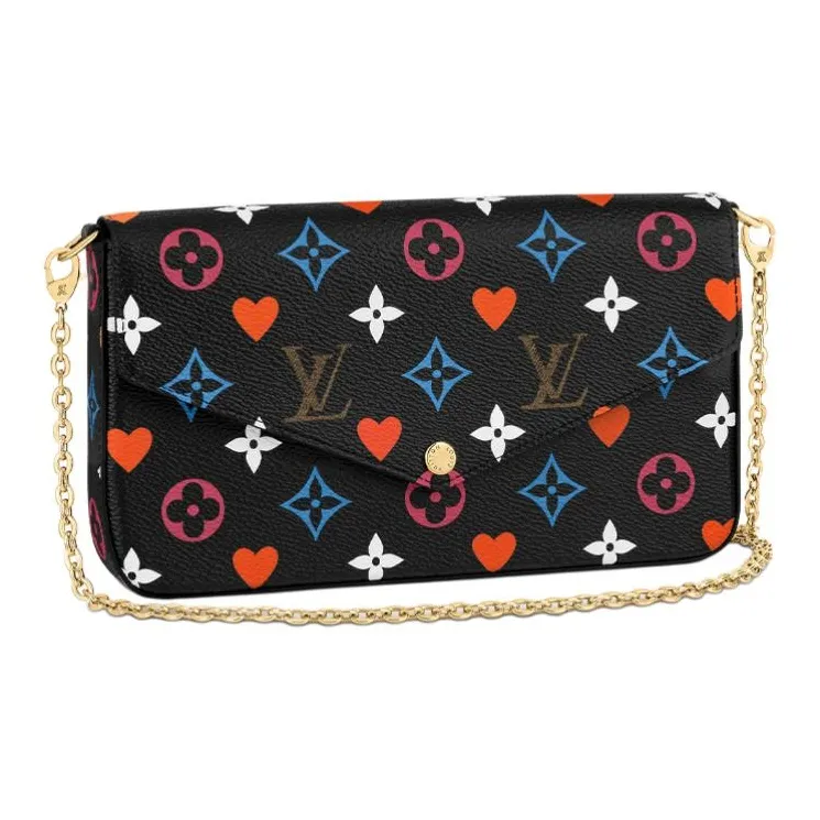 LOUIS VUITTON Felicie Pochette Game On Black-0