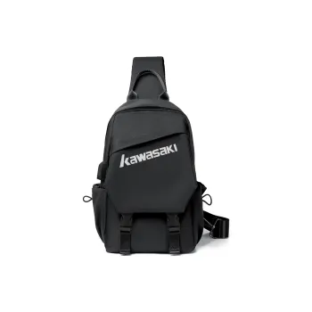 Kawasaki Fabric Sling Bag, Crossbody Bag Unisex Khaki/Black/Light Blue/Light Green/Army Green