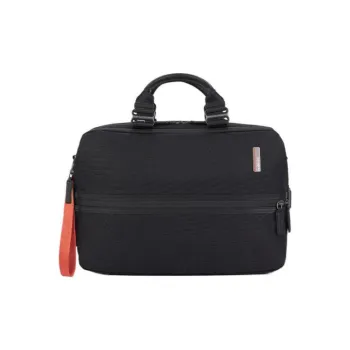 SAMSONITE Recyclable Nylon Briefcase Handbag Shoulder Bag Men's Black