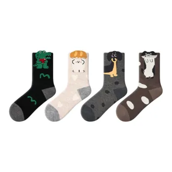 Primeet Mid Calf Socks Women's 4 Pack