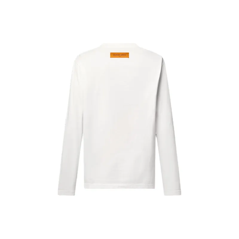 LOUIS VUITTON Embossed Lv Long Sleeved T Shirt-1