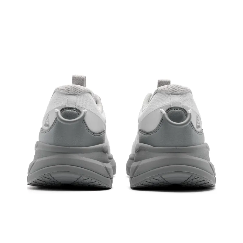 QIAODAN Flying Cloud Running Shoes Men Low Top Gray Silver/Coal Gray-4