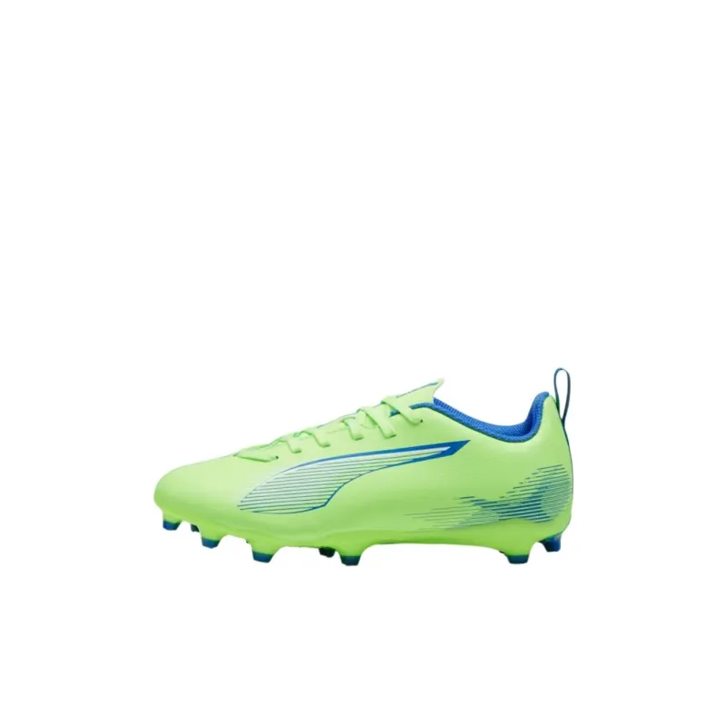PUMA Anti Slip Wear Resistant Low Top Kids' Soccer Shoes Green Blue Kids'-0