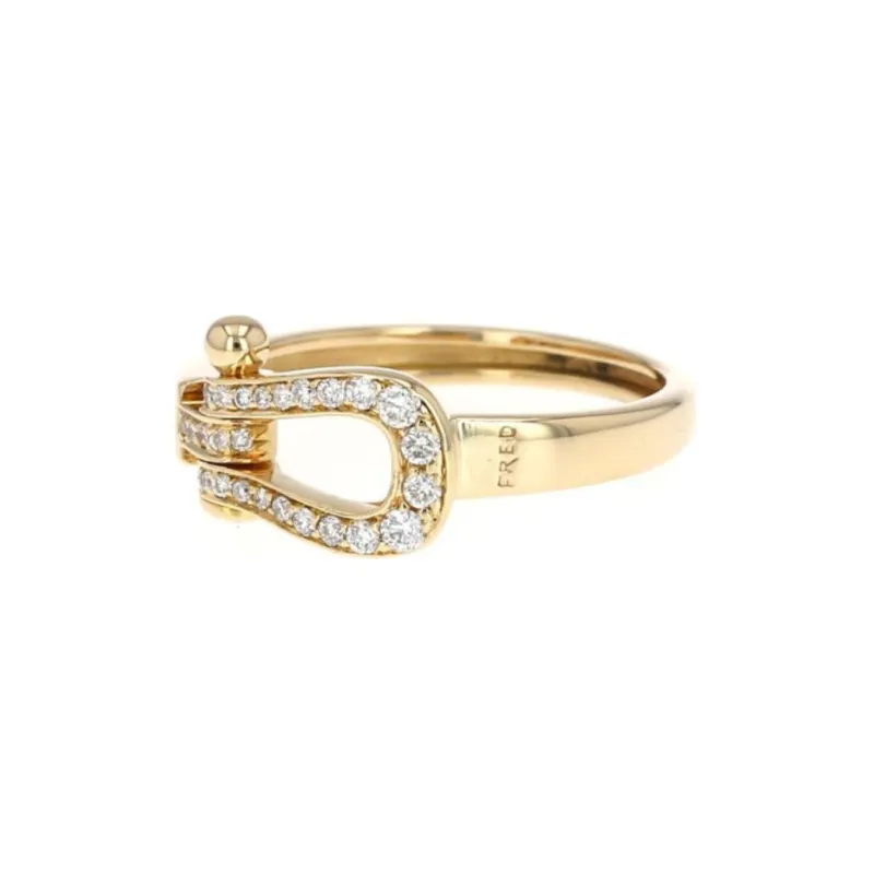 FRED 18kt Yellow Gold Force 10 Ring-1