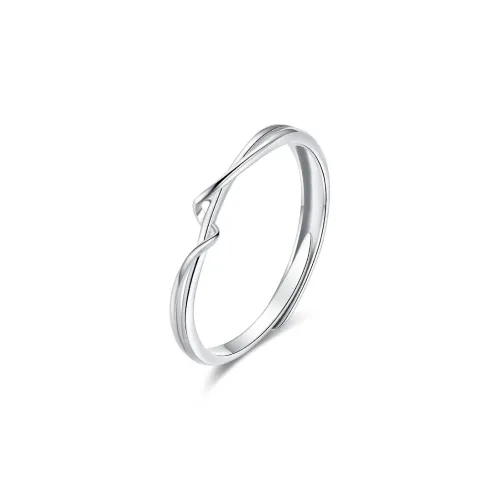 Zhou Jifeng S999 Fine Silver Rings Women's