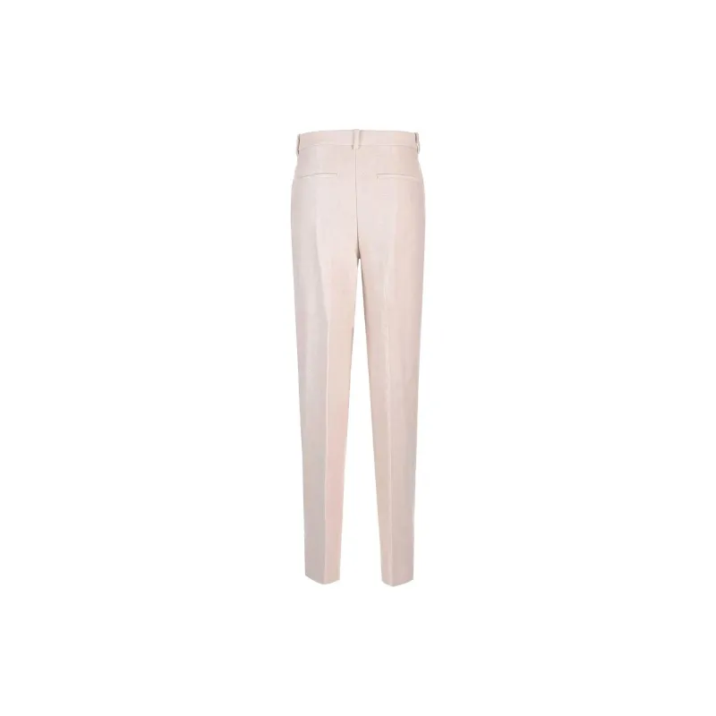 THEORY Pleated Straight Leg Trousers-1