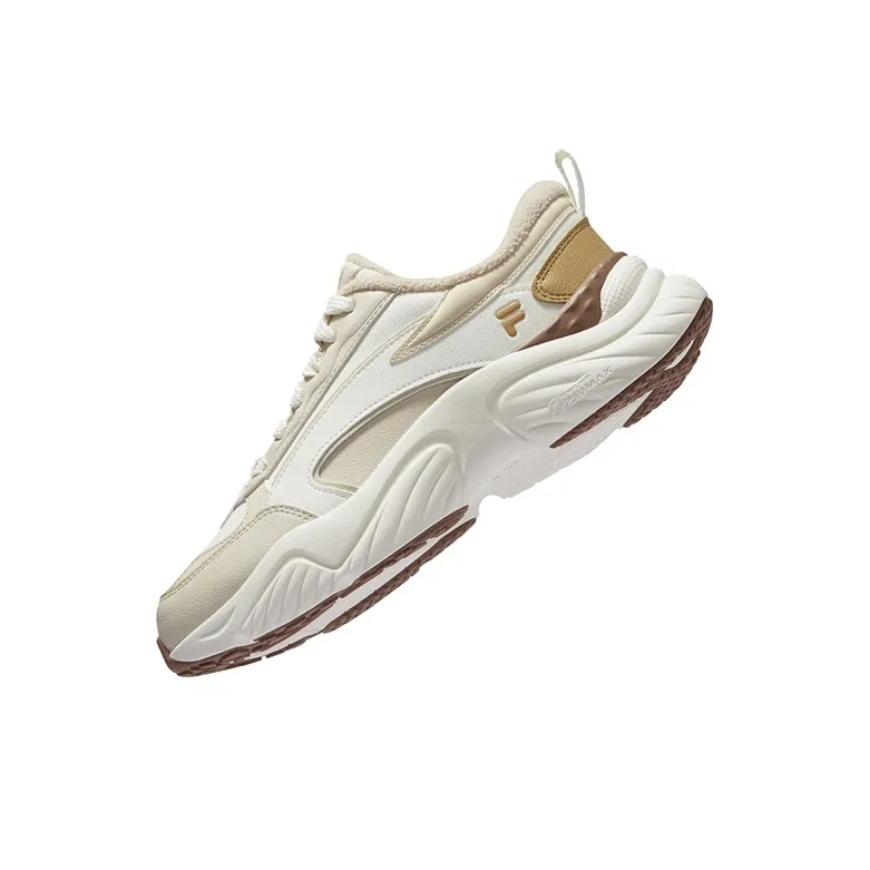 FILA FUSION Conch D Wear Resistant Low Top Casual Shoes Men's Snow-4