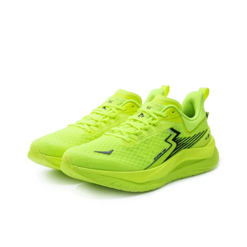 361° Cushioning Anti Slip And Wear Resistant Low Top Casual Running Shoes Unisex Green-2