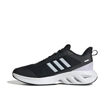 Adidas Cushioning Breathable Low Top Running Shoes Women's Black