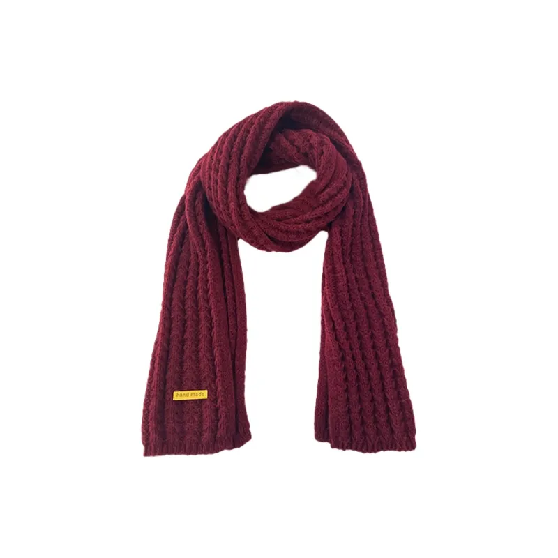 AAJF Polyester Knit Scarves Women's-12