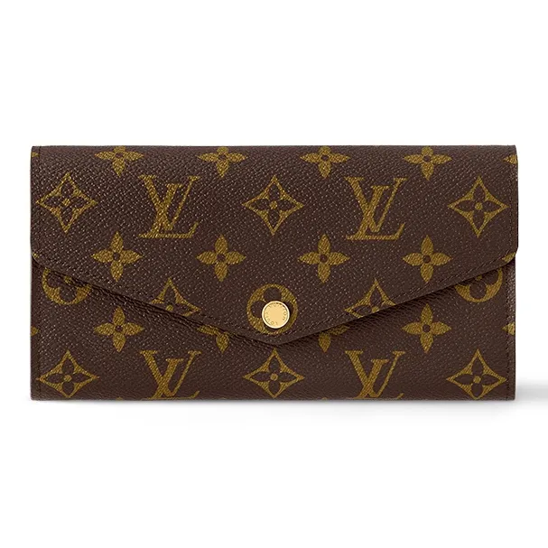 LOUIS VUITTON Sarah Wallet Monogram Rose Ballerine-0