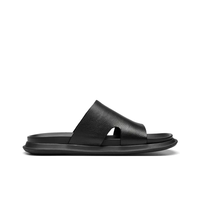 PARDASAUL Slip Resistant Slide Slippers Men's Black-1