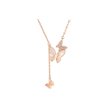 Ascending S925 Silver Necklaces Women's
