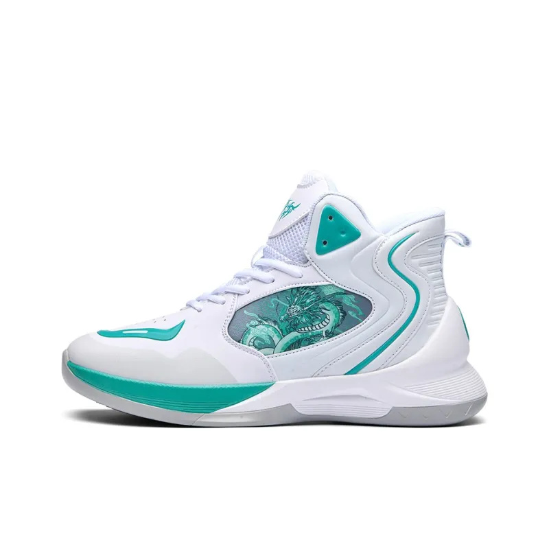 Black tailed Deer Thermal Cushioning Abrasion Resistant Slip Resistant High Top Basketball Shoes Unisex-6