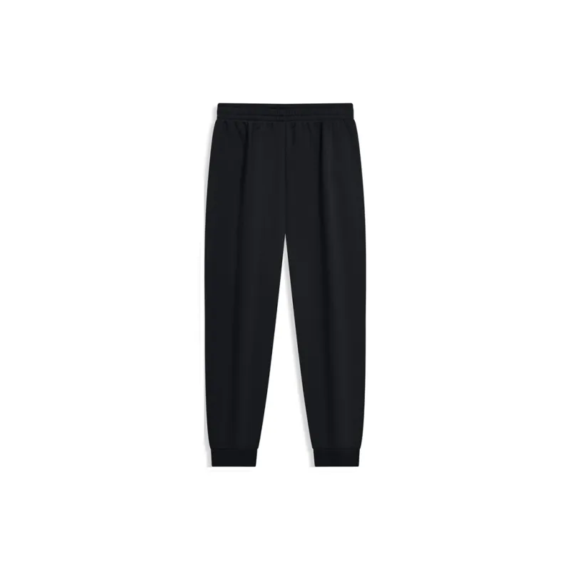 XTEP Knitted Sweatpants Men's Jet Black/Pearl Gray-1