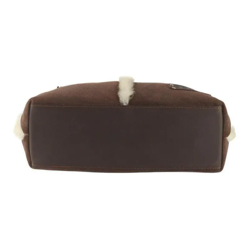 UGG Sheepskin Shoulder Bag Handbag Shoulder Bag Women's Chocolate/Chestnut-5