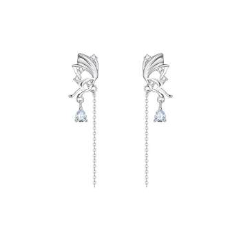 LIANDUO S925 Silver Earrings Women's
