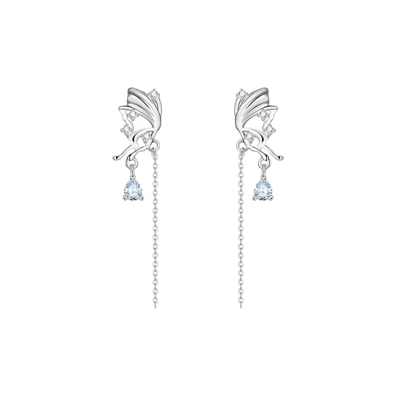 LIANDUO S925 Silver Earrings Women's-0