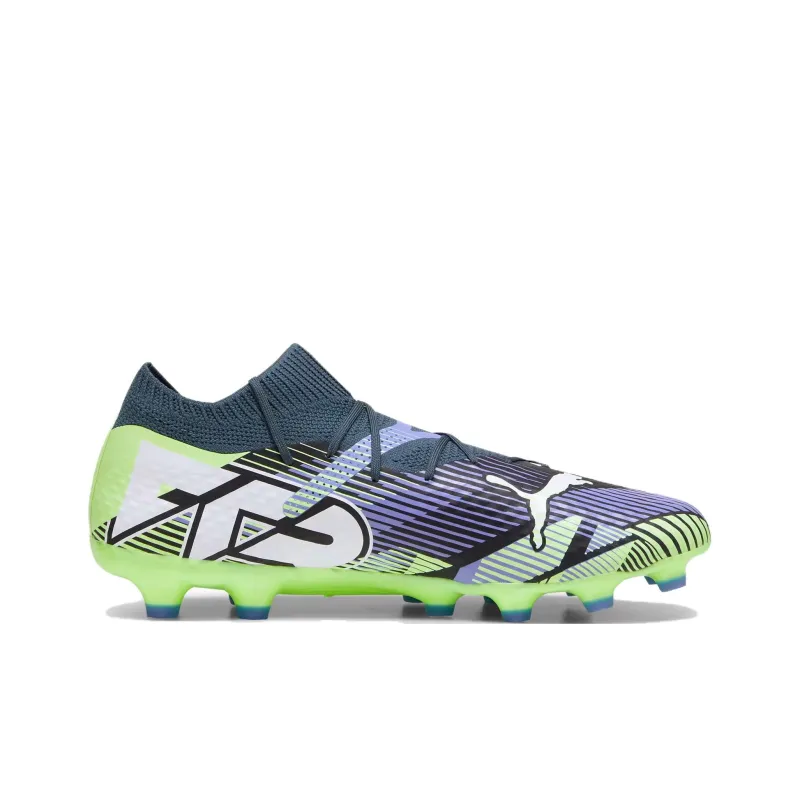 PUMA FUTURE 7 PRO HG Hard Ground Anti Slip Wear Resistant Soccer Shoes Men's Gray-1