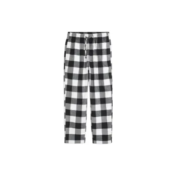Hollister Pajama Pants Men's Black Plaid