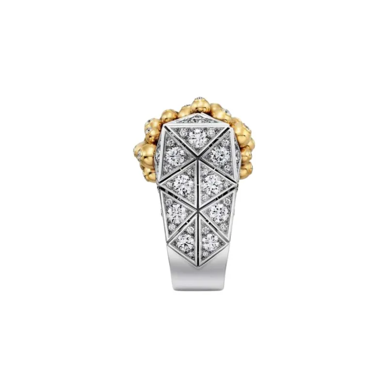 CARTIER 18K Gold Rings Unisex Silver/Gold-2