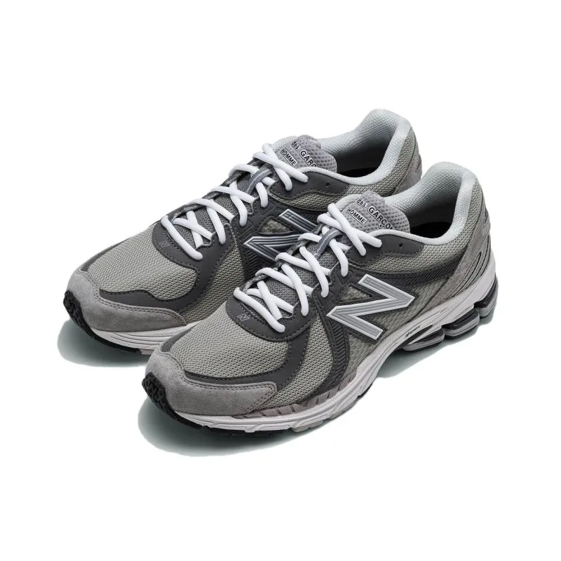 Comme Des Garçons HOMME x New Balance NB 860 V2 Slip Resistant Low Top Running Shoes Men's White Gray-1