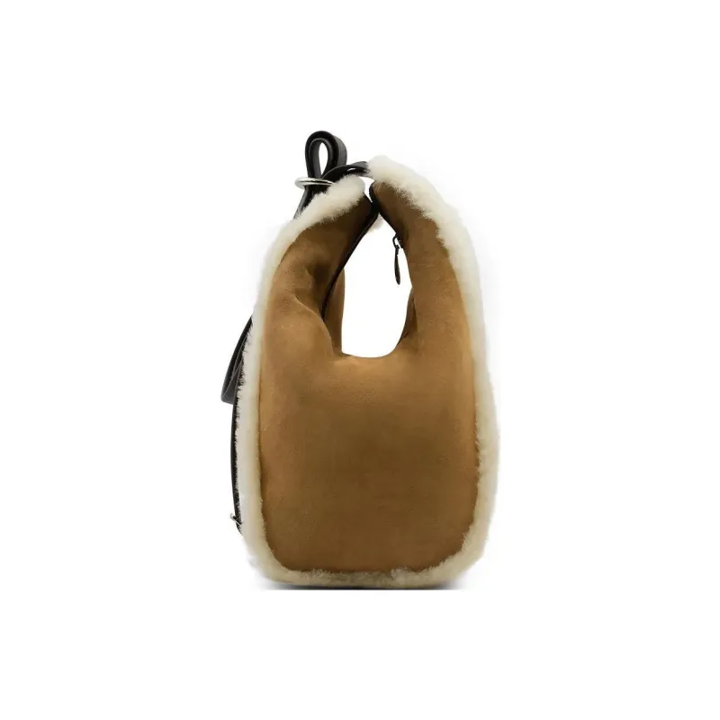 UGG Sheepskin Backpack Unisex Chocolate/Chestnut-8
