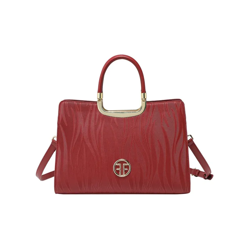 PAYOT Microfiber Synthetic Leather Wedding Bag Shoulder Bag Crossbody Bag Handbag Regular Women's Burgundy-1