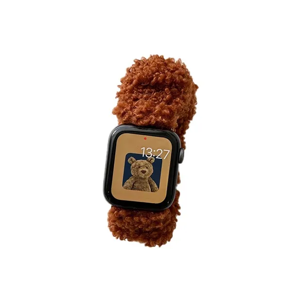 MSSM Watch Band Apple Compatibility 38 49mm Plush Material-6
