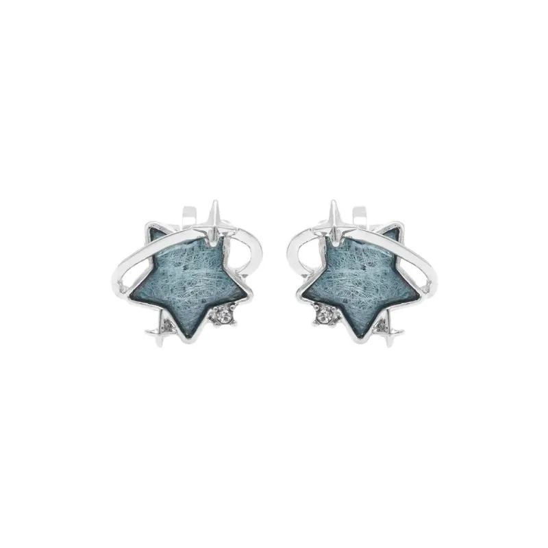 May10th S925 Silver Stud Stud Earrings Women's-0