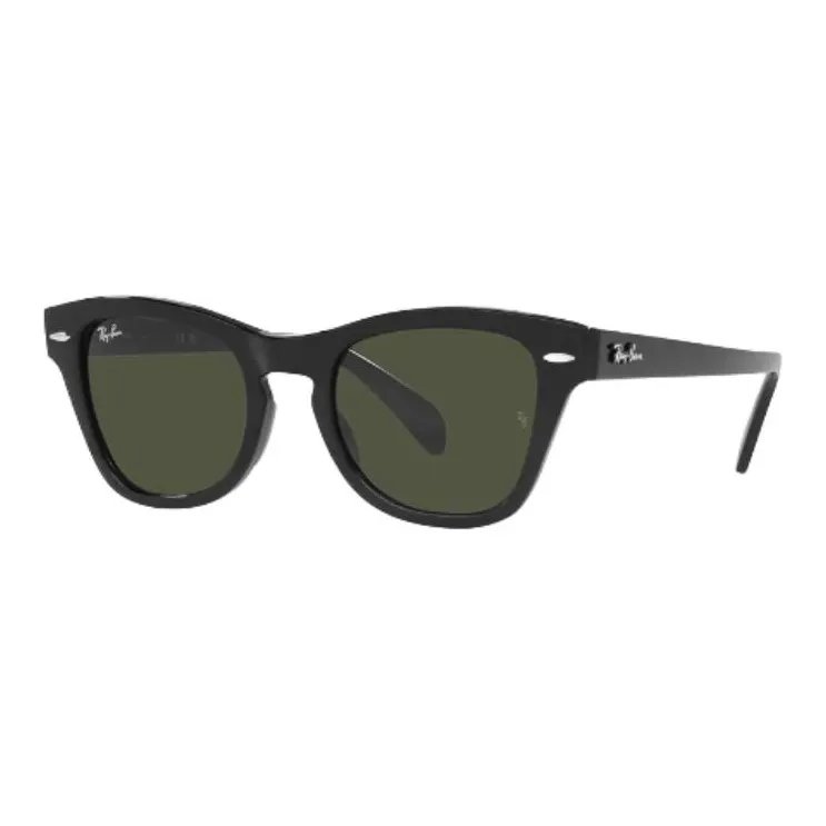 RayBan Subject To Official Website Square Sunglasses Men's Black-1