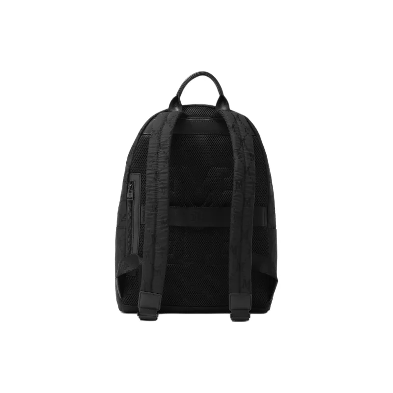 FION Mountain And Sea Journey Series Fabric Backpack Men's Black-3