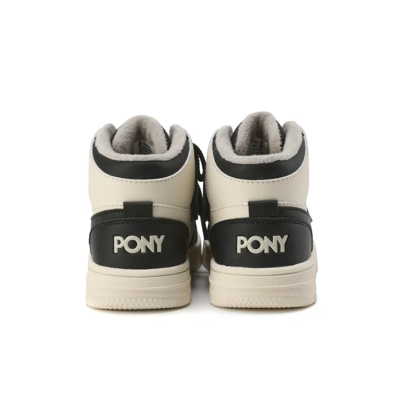 PONY Warm Kids Lifestyle Shoes Black Beige Kids'-5
