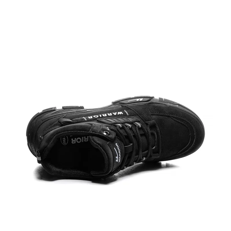 Warrior Wear Resistant Water Resistant Slip Resistant Low Top Hiking/Trekking Shoes Men's Black-2