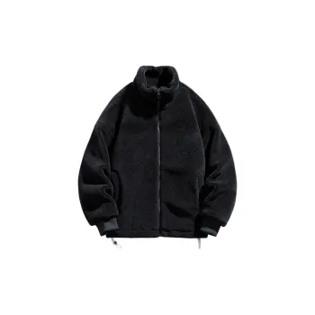 FONDLOOK Velvet feel Coat Unisex Premium Gray