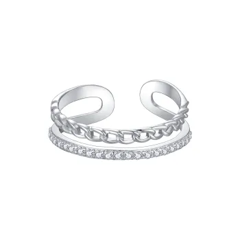 Cuihua Gold Shop S925 Silver Rings Unisex Silver
