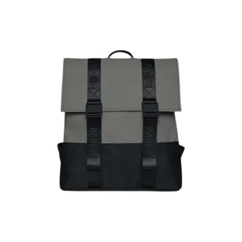 Rains Polyester Backpack Regular Unisex Gray